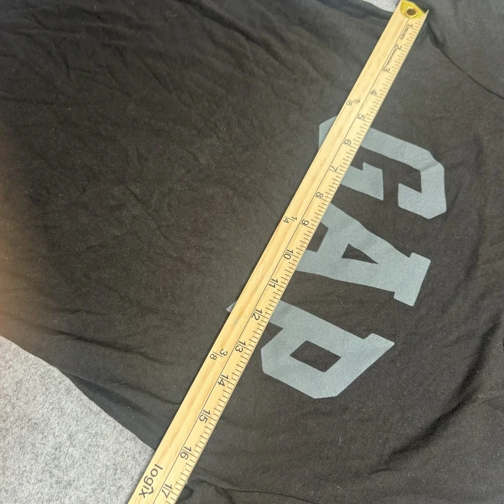 Gap Kids Logo Graphic T-Shirt XL Black Cotton Short Sleeve Tee